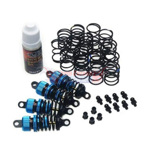 Yeah Racing DSG-0055BU  Shock-Gear 55mm Damper Set for 1/10 RC Touring Car Blue